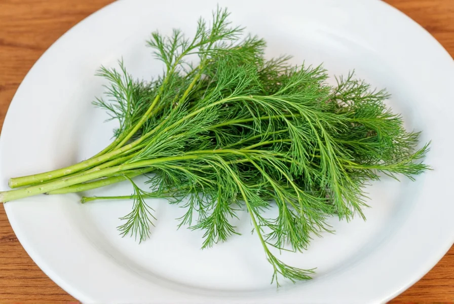 Oven drying dill sprigs