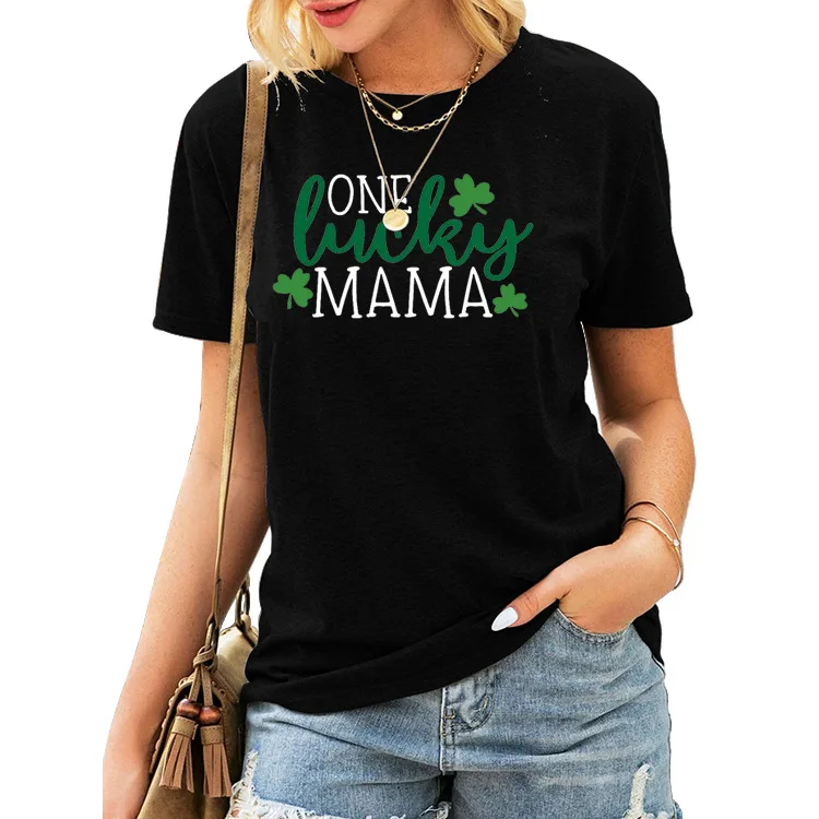 

Spring And Summer Women's Casual New Printed T-shirt, Picture color