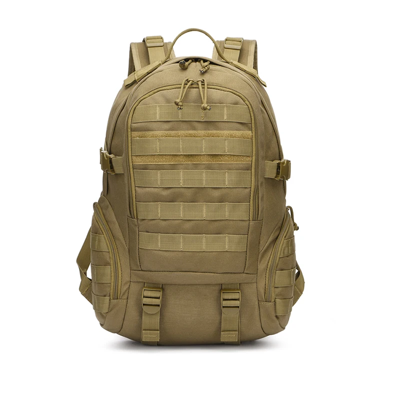 

2021 new fashion waterproof backpack military waterproof tactical backpack, Khaki