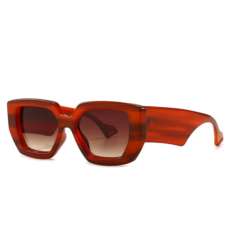 

2021 newest designer wholesale pc lens cheap square stylish sunglasses, 7 colors