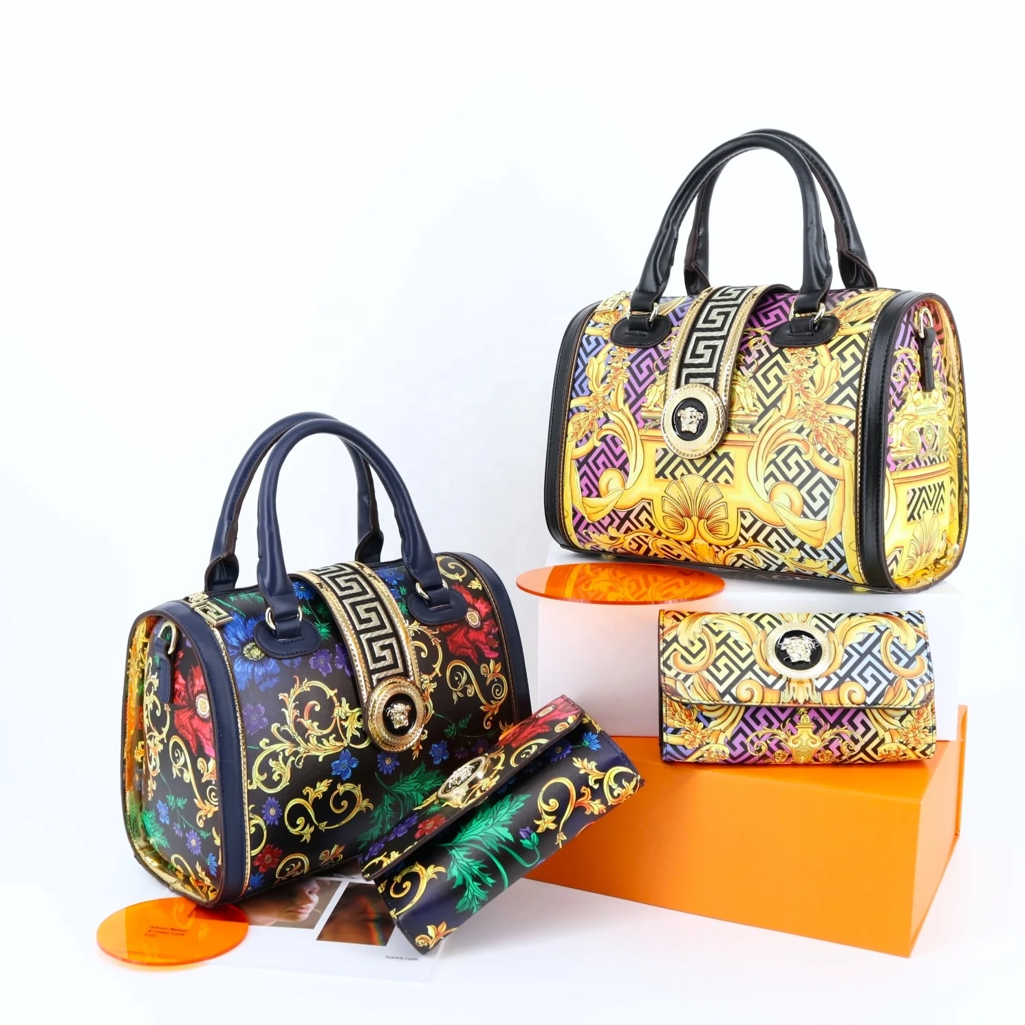 

Fashion printing hand bags for women set of two ladies bags large capacity female bag top selling trending manufacturer 29 cm