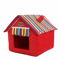 

christmas high quality washable Folding Soft pet house dog bed