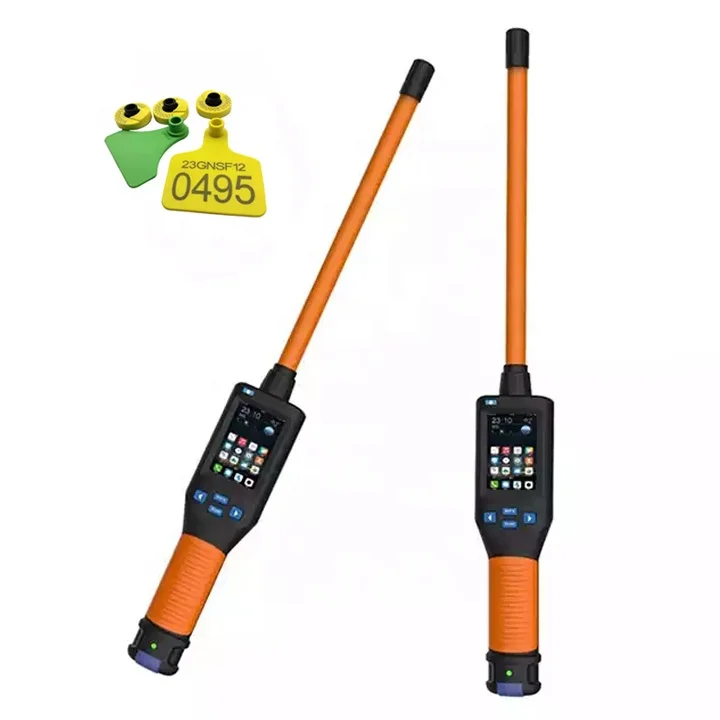 

OTPS rfid long stick animal ear tag reader cattle handheld blue-tooth stick chip lectore reader Microchips Scanner