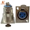 Nickel Plated XLR 3 4 5 6 Pin Male Female Panel Mount Chassis Socket Microphone connector Audio Adapter