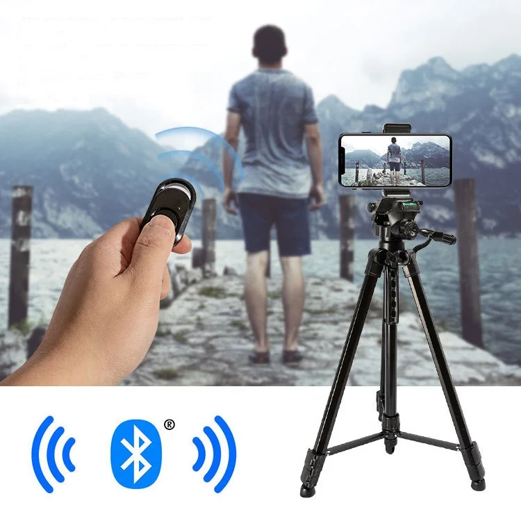

cheap wholesale custom tripot camera tripod stand with wireless BT