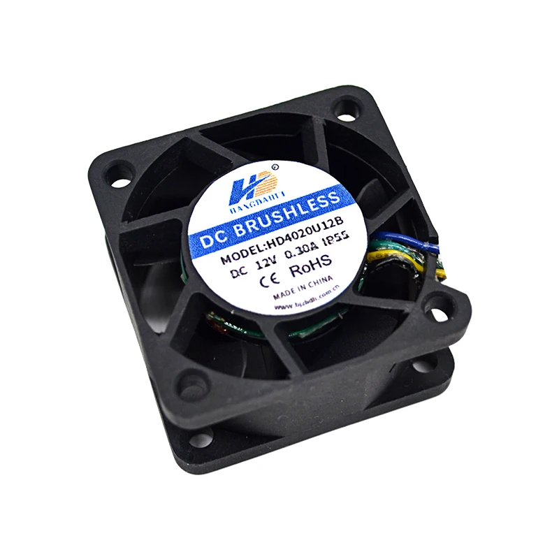 

silent 4inch fan 12v 40x40x20 4020 12v waterproof ip55 ip68 40mm refrigeration fans dc fan