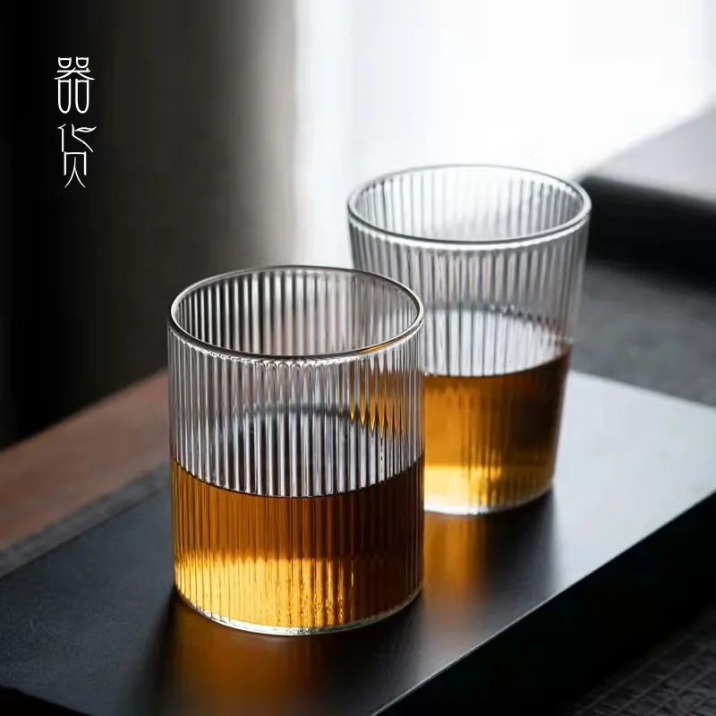 

High resistant Japanese glass single drinking cup, tea cup ,beer juice cup and coffee cup, High transparency