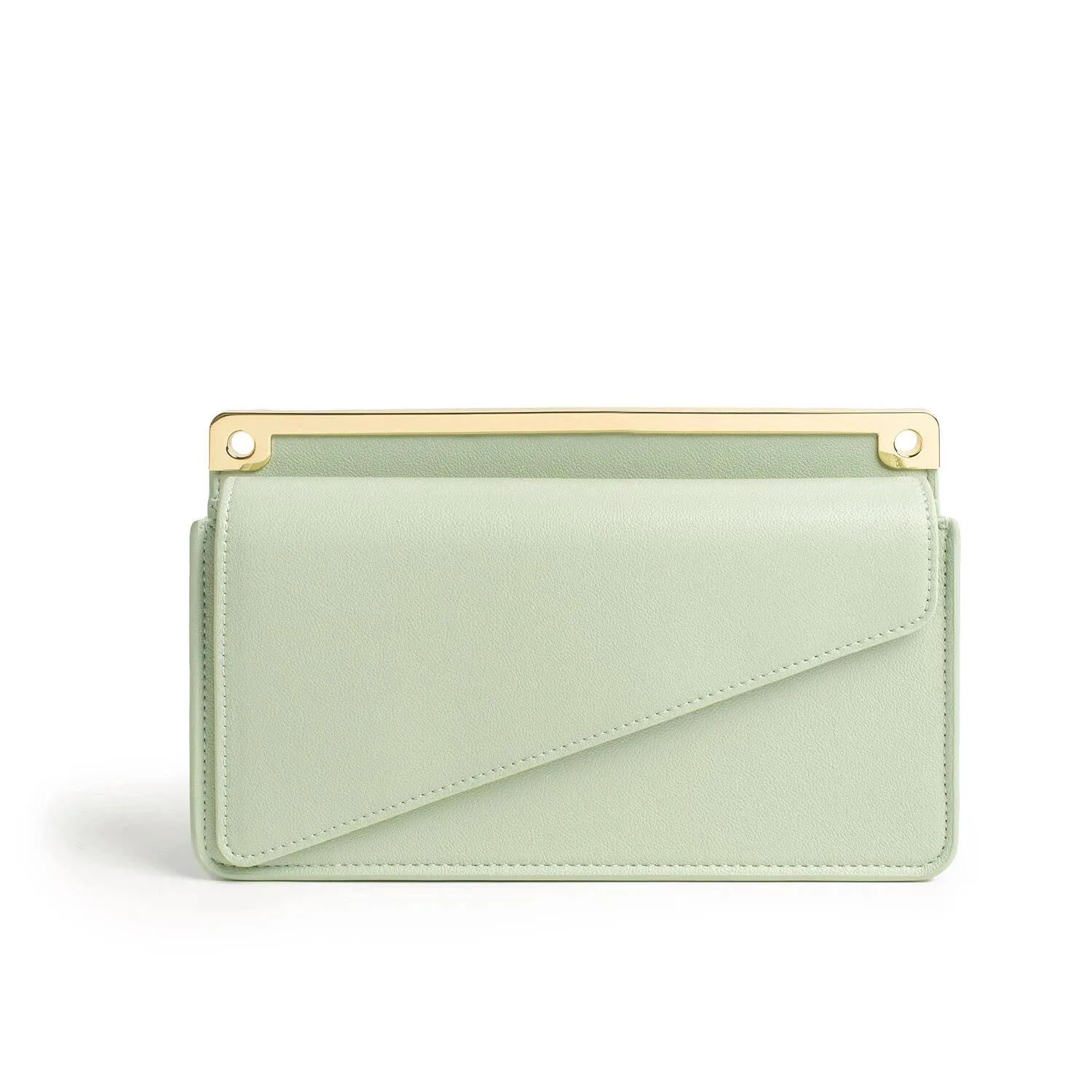 

2020 Mini Luxury women golden metal handle evening designer clutch bag for women