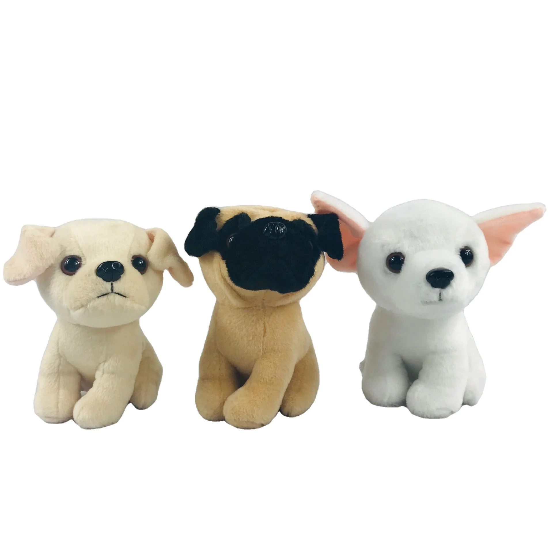 
wholesale mini cute bulldog plushie stuffed animal plush toys pug dog 
