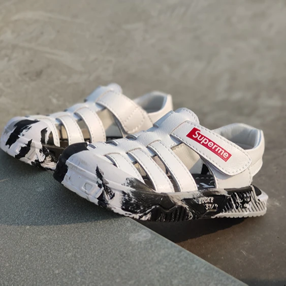 

Spring 2021 new children Baotou girls mesh shoes breathable sports shoes