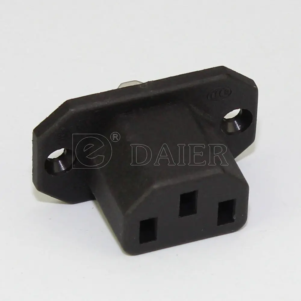 IEC 320 C14 Enchufe de 3 Pines Macho Conector de entrada de energía Panel PCB