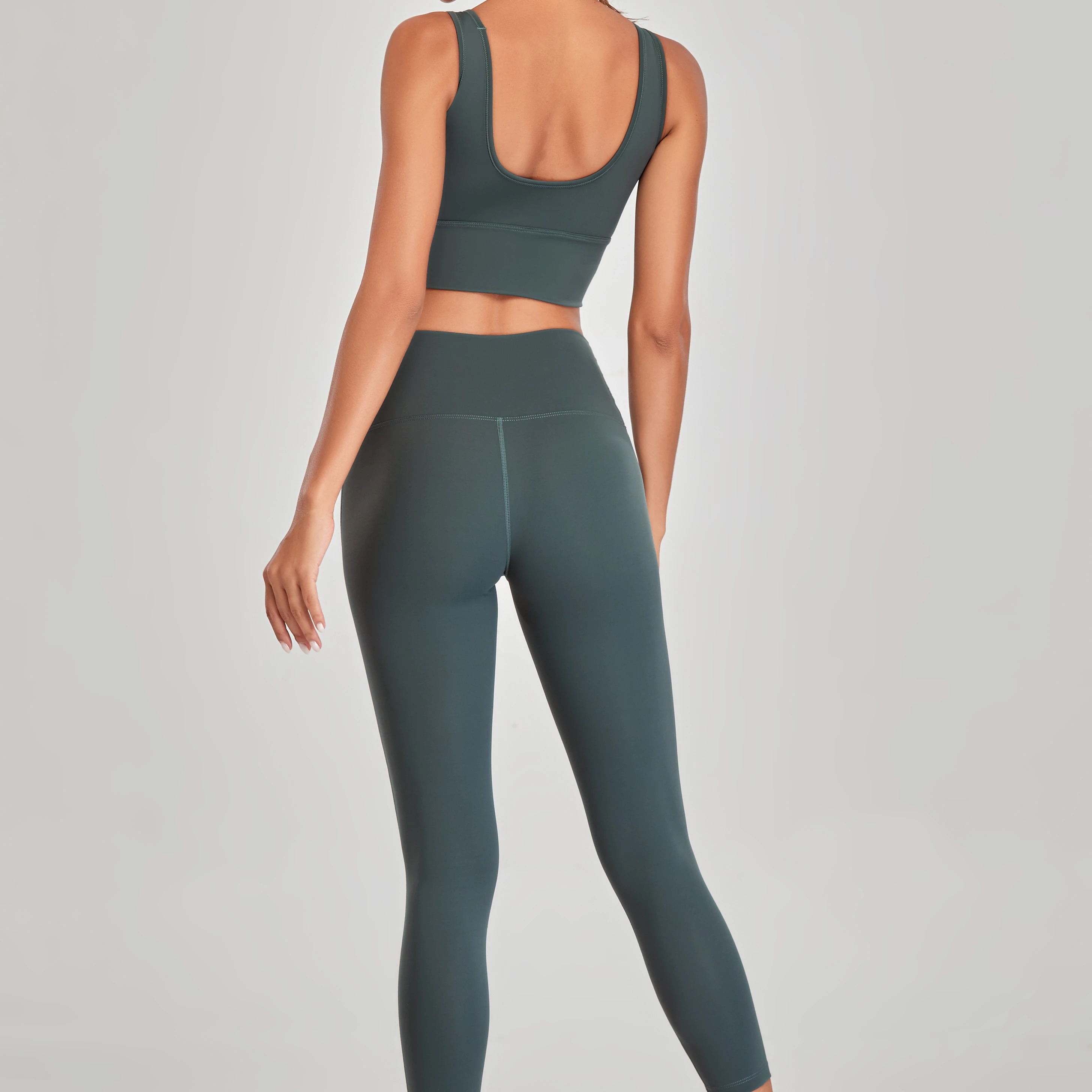 

Gym suit female fast drying tights beginners professional sports spring and summer style running yoga wear, 5color