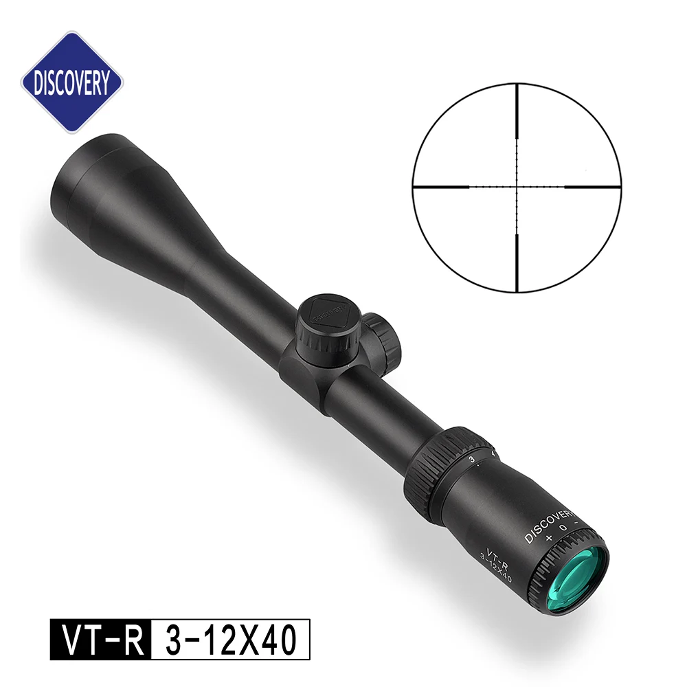 

Discovery Hunting Scopes VT-R 3-12X40 25.4mm Tube Dia Mil Dot Reticle Short Style Second Focal Plan