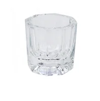 

Nail Crystal Dappen Dish Manicures Glass Cup Nail Acrylic liquid cup with lid For Nail Art Manicure Salon Tools