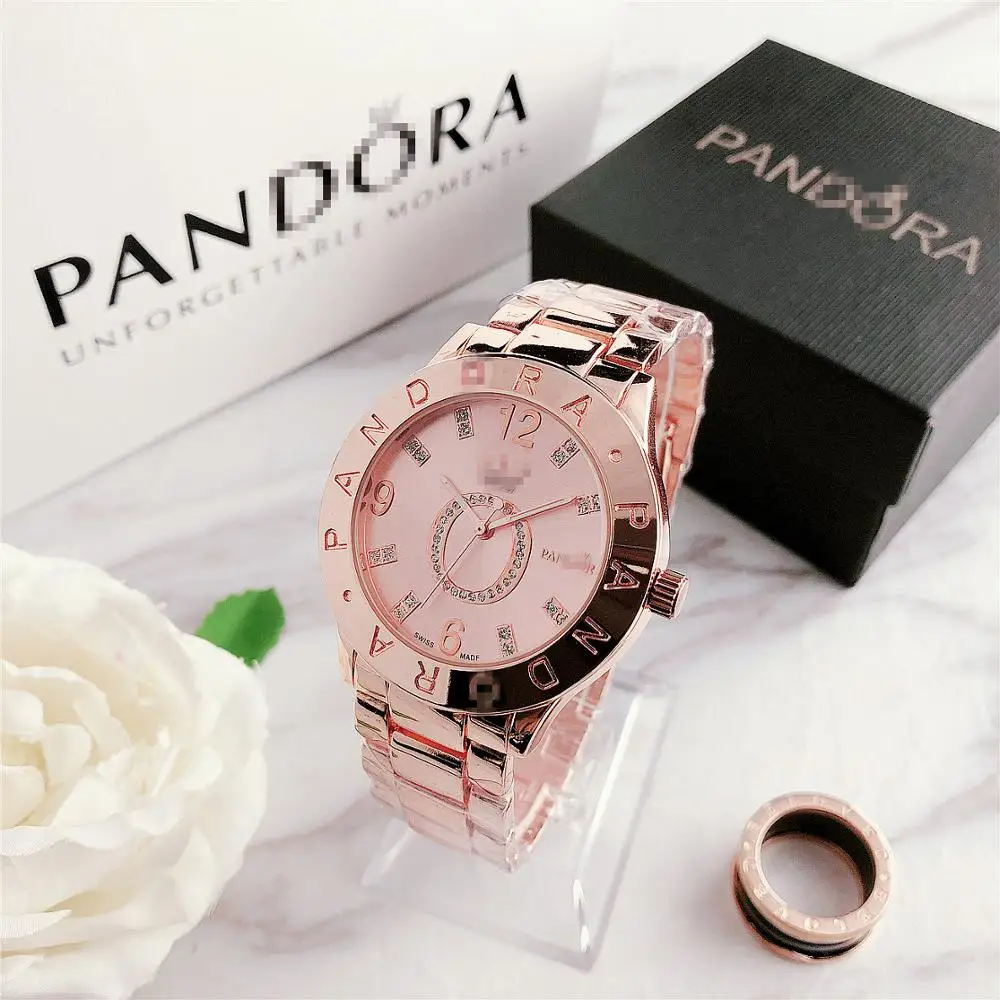 

Shell face luxury candy color colorful exquisite dignified foreign trade business fashion daily European and American women's wa, Gold