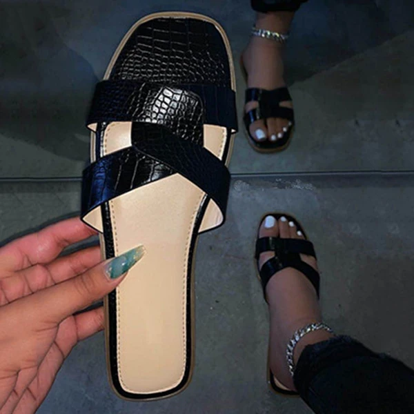 

Latest design new season female flats slippers women