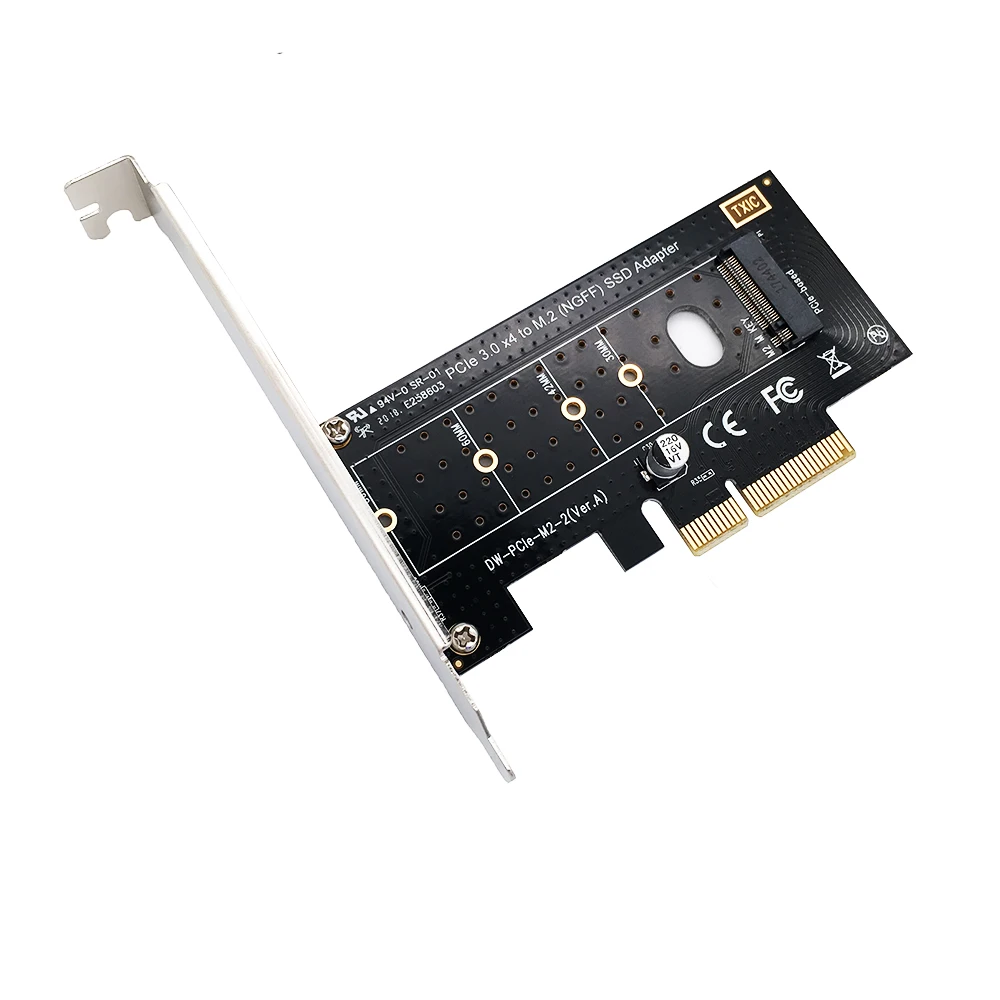 

Factory Price High Speed NVME M.2 to PCIE3.0 X4 Expansion Adapter Card, Black