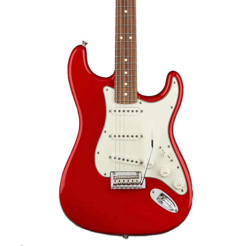 

Amuky Cheap Soild Stratocast Guitar Electric OEM Original Pickup Vintage Spanish Musical Instruments Red ST Electrica Guitarra