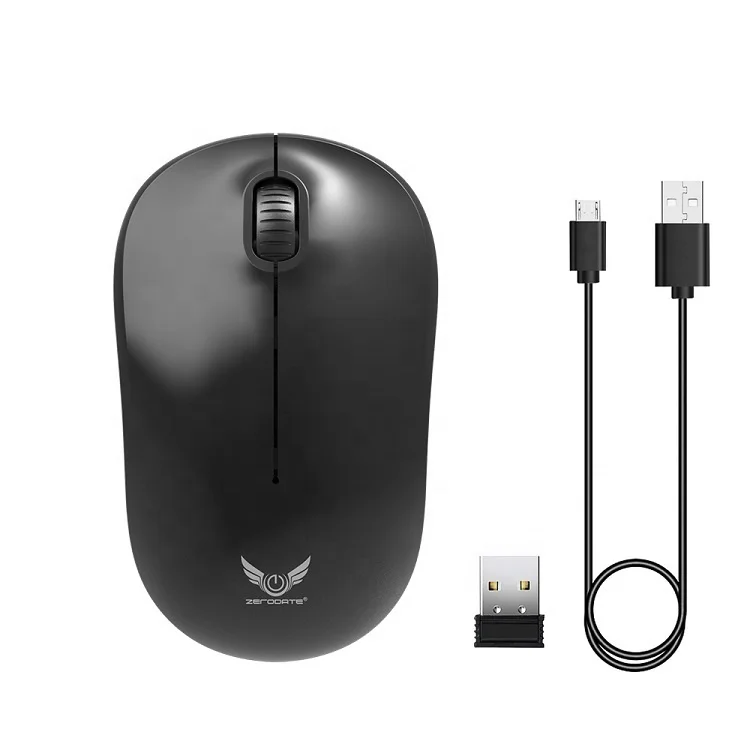 

Wireless 2.4g Rechargable mouse, Black