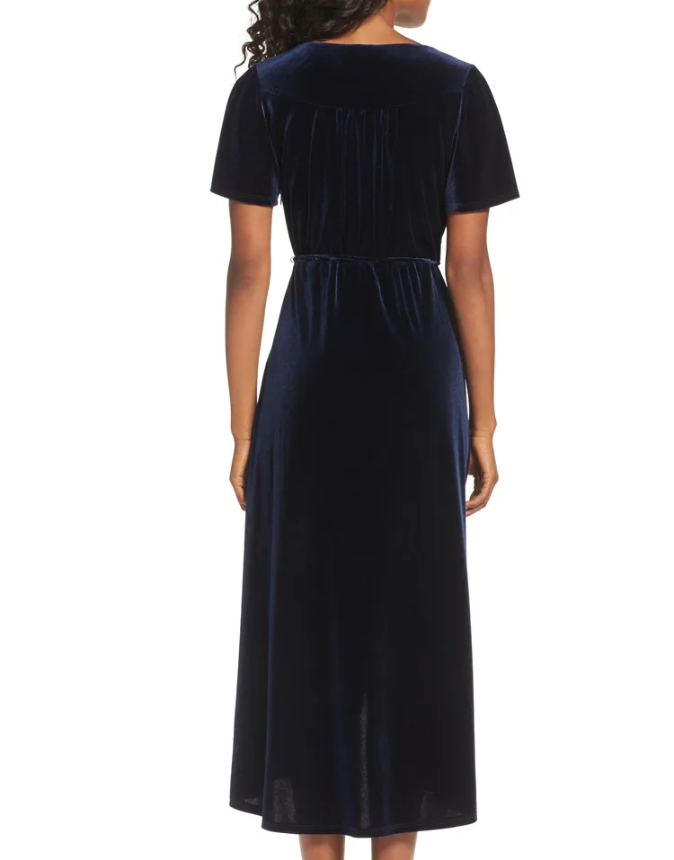 latest ladies dresses velvet,wrap dress summer,wimens wrap dress