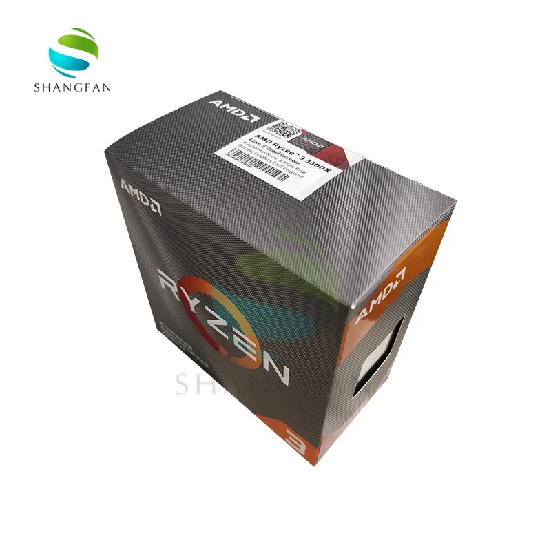

NEW AMD 3 3300X R3 3300X 3.8 GHz Quad-Core Eight-Thread 65W CPU Processor 100-000000159 Socket AM4 Come with the cooler