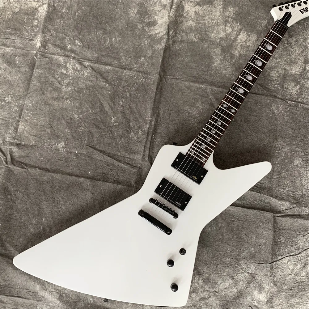 

White Unusual Shape Esp Electric Guitar 6 Strings Stringed Instruments