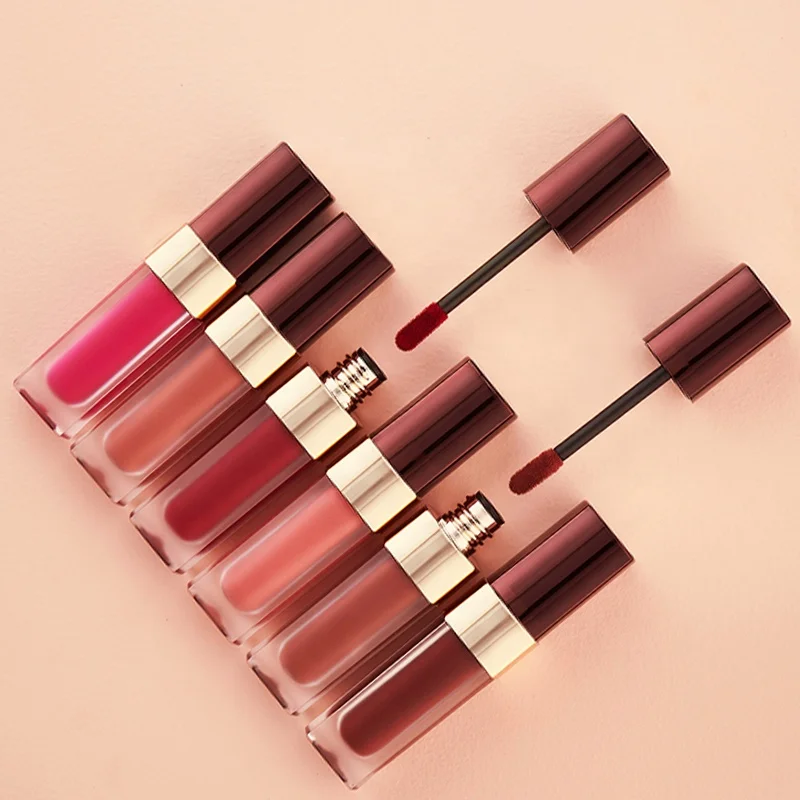 

Customize Logo Lipstick Makeup Waterproof Metllic Liquid Lipstick Matte Lipgloss