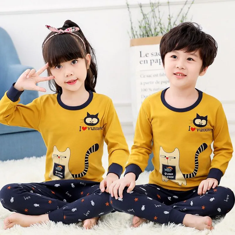 

Children's boy girls sleepwear pyjamas child pajamas sets kids high quality pijamas custom made kids pajamas, Green
