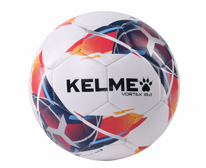 

KELME Professional Football Soccer Ball PU  Red Green Goal Football Club Camp Team Match Training Balls