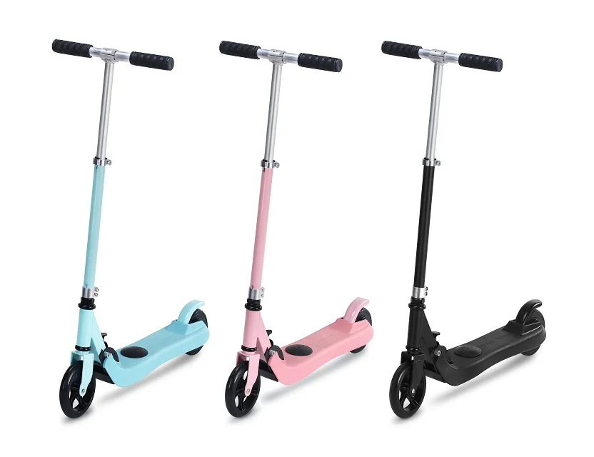 

2021 NEW children e-bike scooter lithium battery 2 wheel Electric standing Scooter, Black,pink,blue