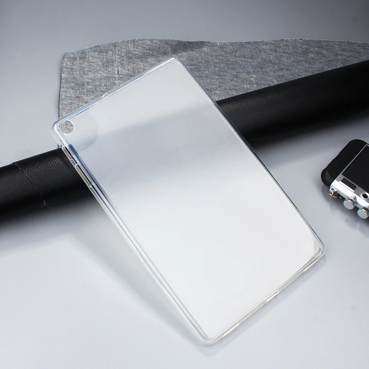 

Newest Product Matte Edge Transparent Clear Soft TPU Silicone Tablet Back Cover Case For Samsung Tab A T515 T510 10.1