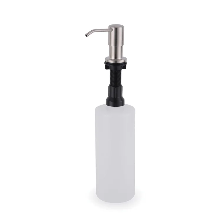 Factory Direct Supply Stainless Steel Kitchen Pump Hand Soap Dispenser Plastic Bottle for Shampoo Shower Gel Liquid for Home Use