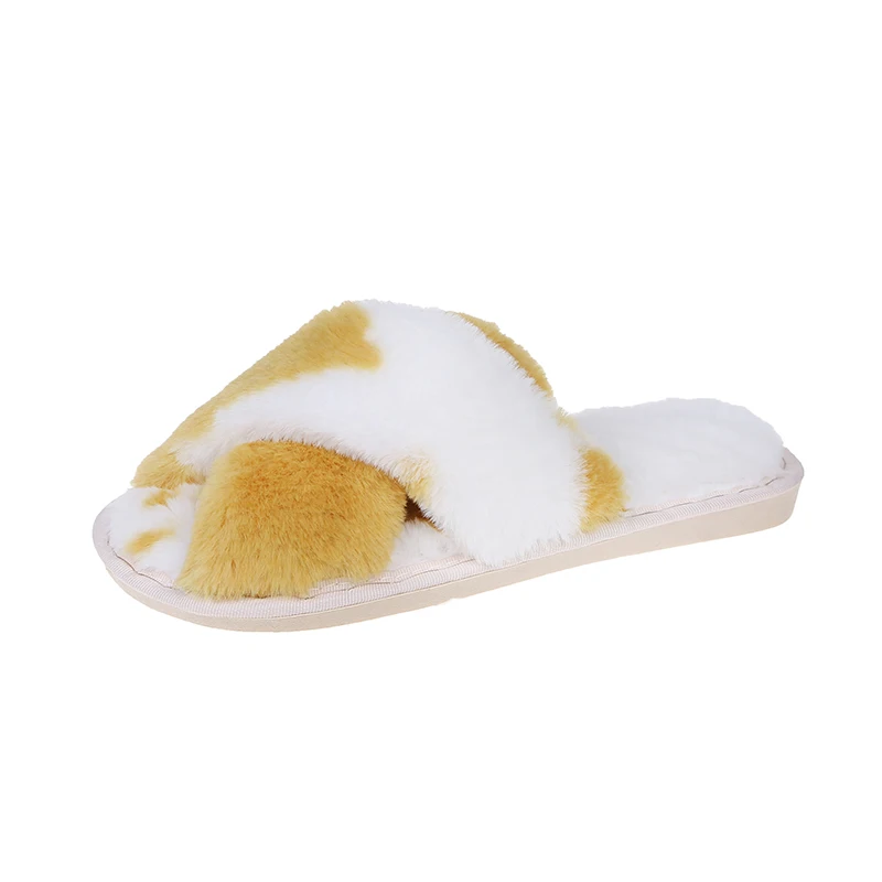 

Hot Sale Women Warm Winter plush Indoor Home Soft Slippers