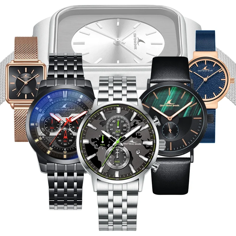 

Luxury Brand Watch Gold/Blue Waterproof Luminous Hands Quartz Watches Fashion Sports Men Business Casual Wristwatches, Multi colors