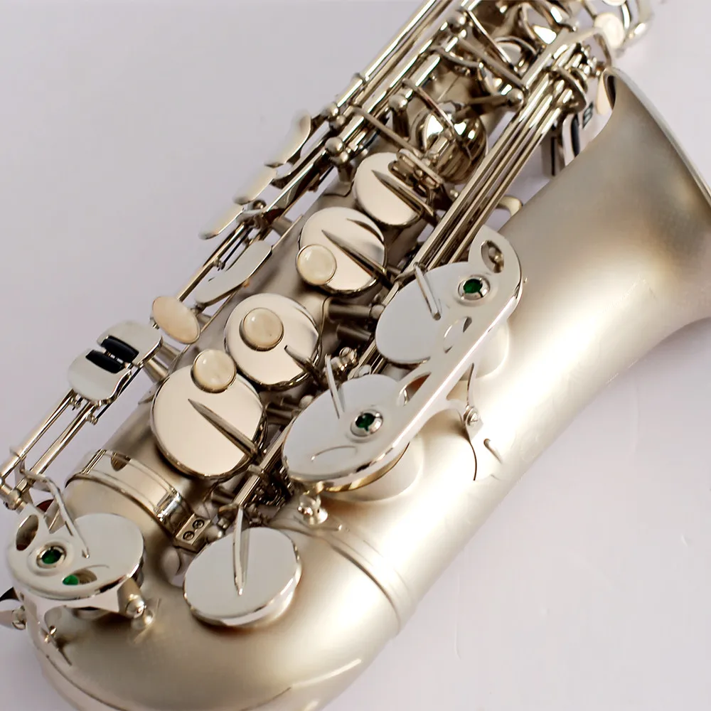 Full Nickel Plated Eb Key Alto Saxophone Made In China Buy Saxophone