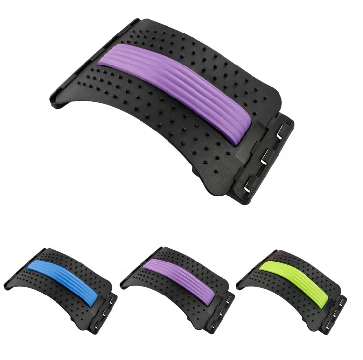 

Multi-level Posture Corrector Lumbar Back Stretcher, Blue, red, purple, green, pink
