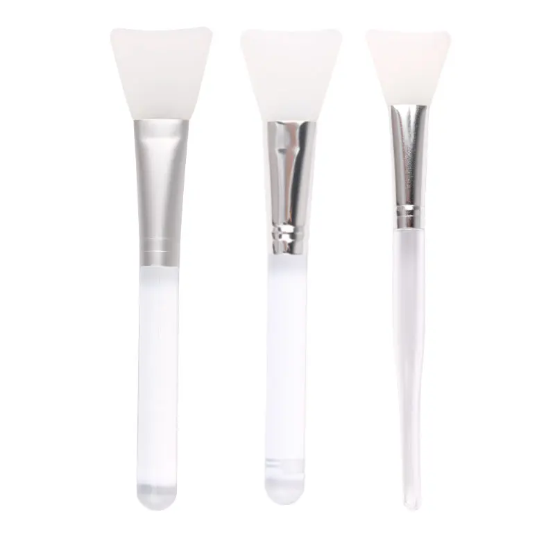 

Custom logo Silicone beauty girl cosmetics makeup brush cosmetic brushes Facial Face Mask Applicator Brush, Customized color