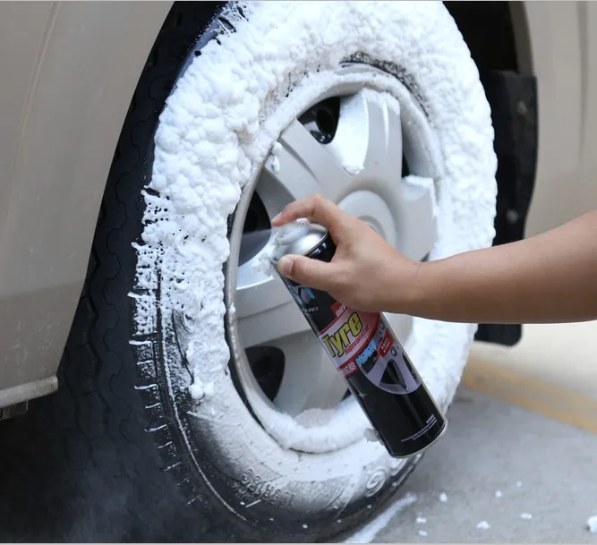 Tire Shine Foam Spray Foam Cleaner 650ml Buy Spray Foam Cleaner,Tire
