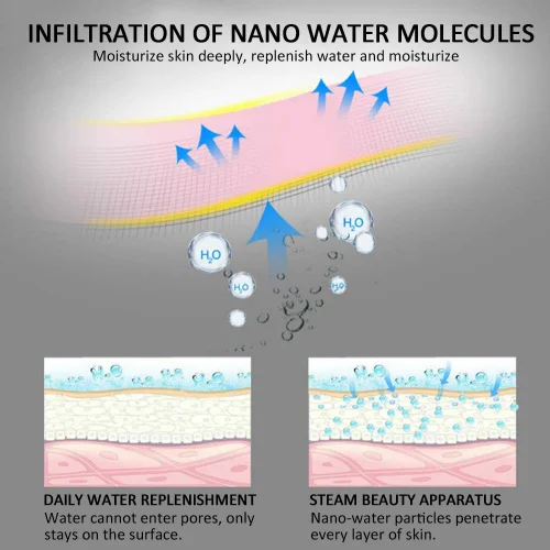 
Amazon hot sale Beauty Nano warm facial steamer 