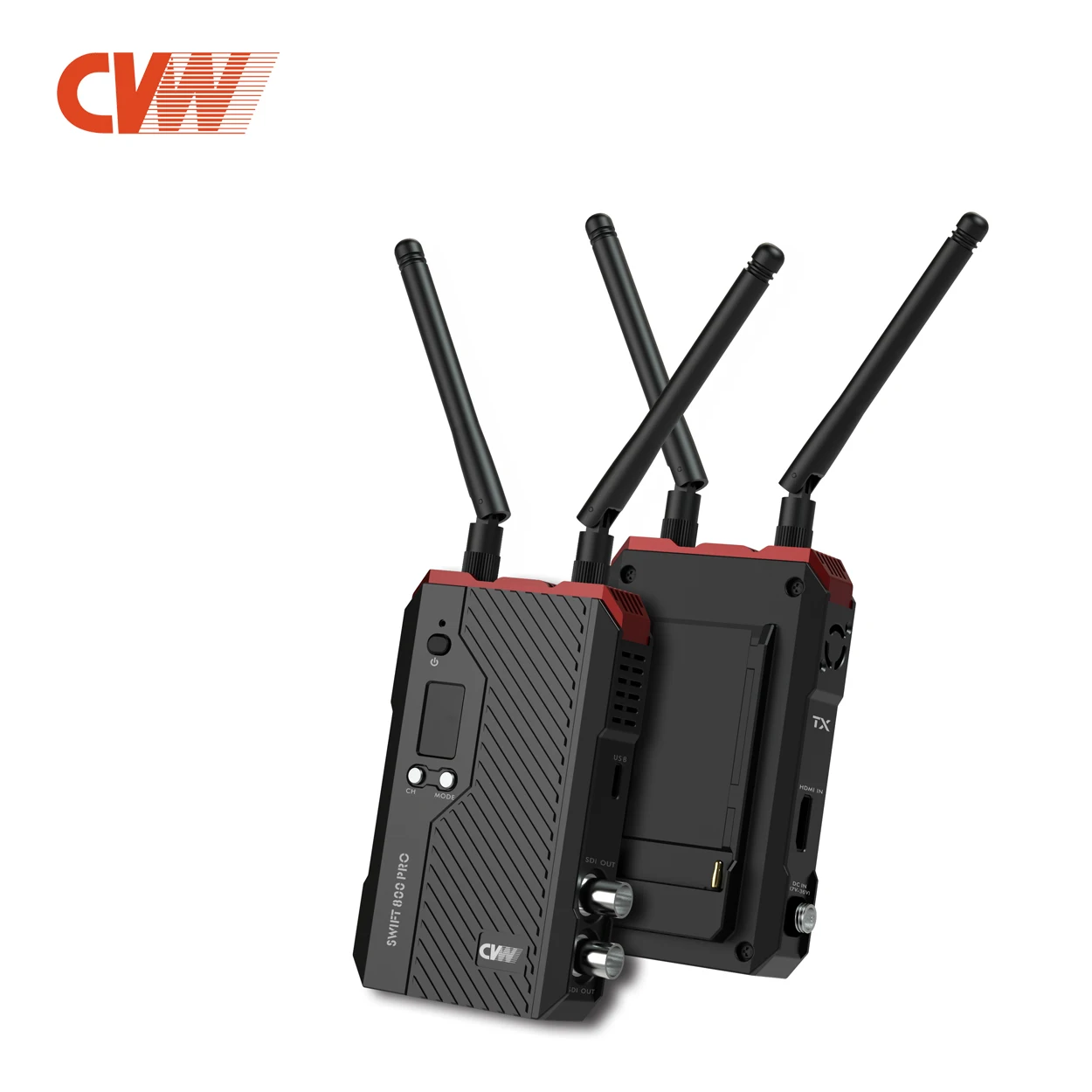 

CVW 800 Pro 800FT 2-Channel Wireless Transmission System SDI 1080P HD Video Transmitter Receiver for live wedding