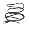 Textile Slow Cooker Computer For Air Condition With Molded Plug Laptop Power Cord Extension
