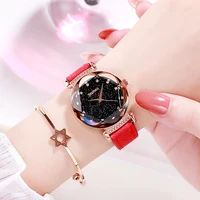 

HOT Sell Ladies Women watch Leather Band Quartz Wrist Watches Diamond Montre Femme Reloj Mujer Zegarek Damski Relojes Para Mujer