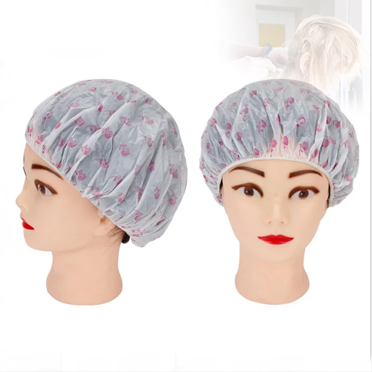 

Professional Waterproof Shower Cap Thicken Bath Hat Bathing Cap for Women Color Random, Picture