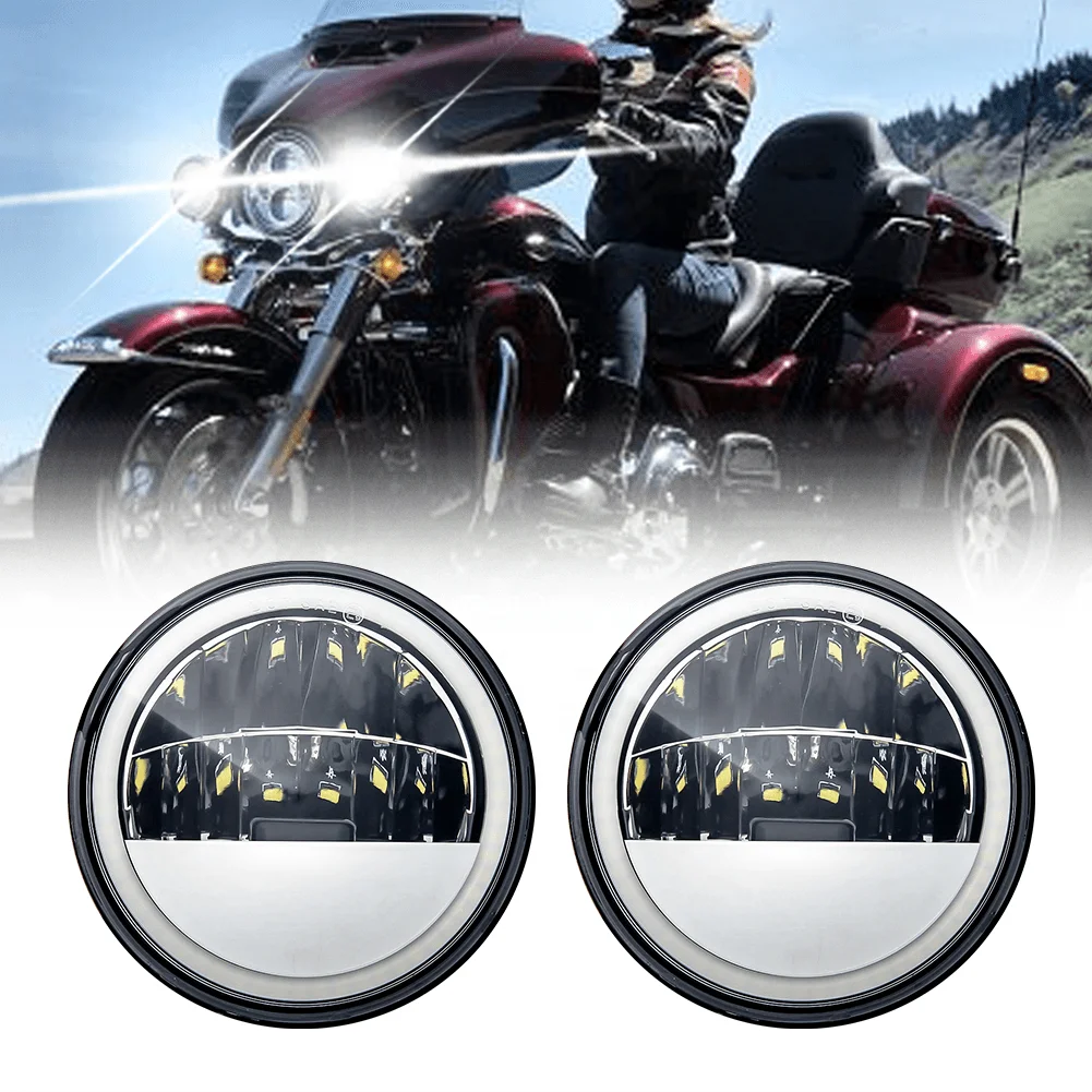 

Universal Car Accessories 4.5 Inch Fog Lights with DRL Waterproof 4.5 Inch Fog Lights