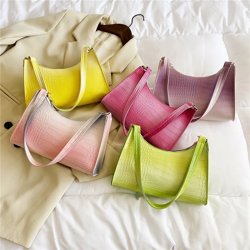 

2021 Designer Handbags Famous Brands Latest Purse Women Handbag Ladies Hand Bags Crocodile Pattern PU Purses Handbags Bag