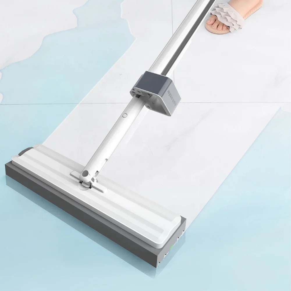 

JOYBOS flat mop Self-filter cleaning stainless steel Square Space-saving stand-able 360 spin PVA glue cotton mop