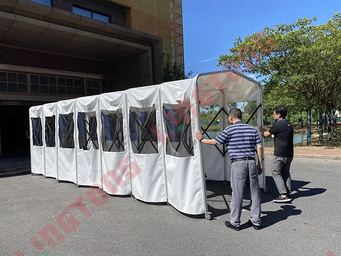 足球隧道可伸缩铝制帐篷 - buy retractable football tunnel,walkway