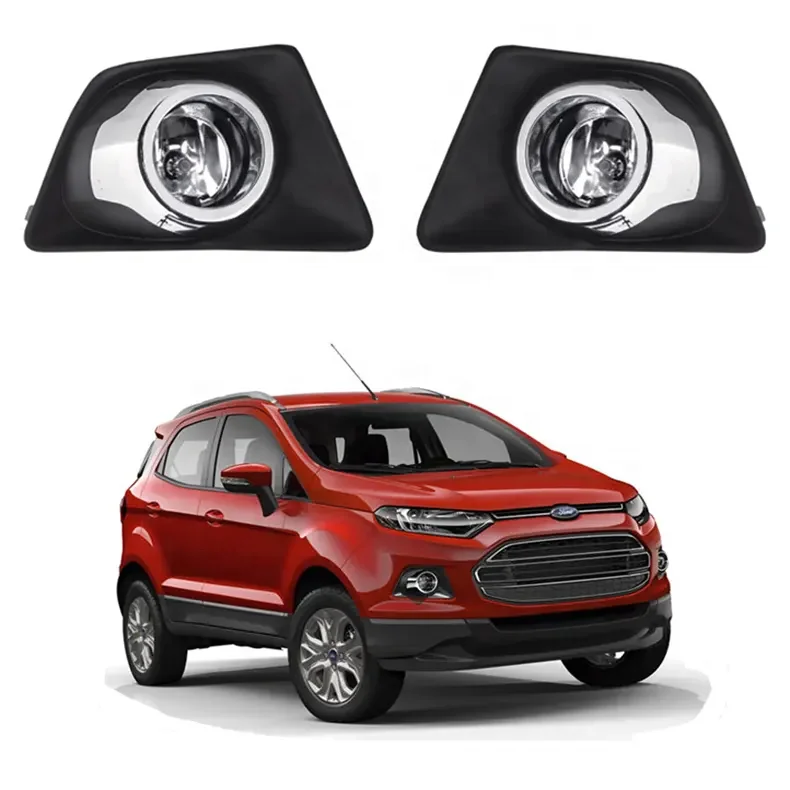 Front Bumper Fog Light Lamps For Ford Eco sport  for ecosport 2013 2014 2015 2016 2017 with switch wiring harness