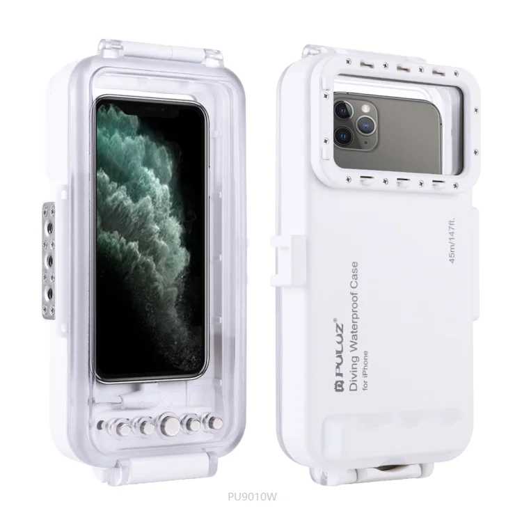 

PULUZ 45m Diving Housing Waterproof Mobil Phone Case for Iphone 11 Pro Max Photo Video Taking Underwater