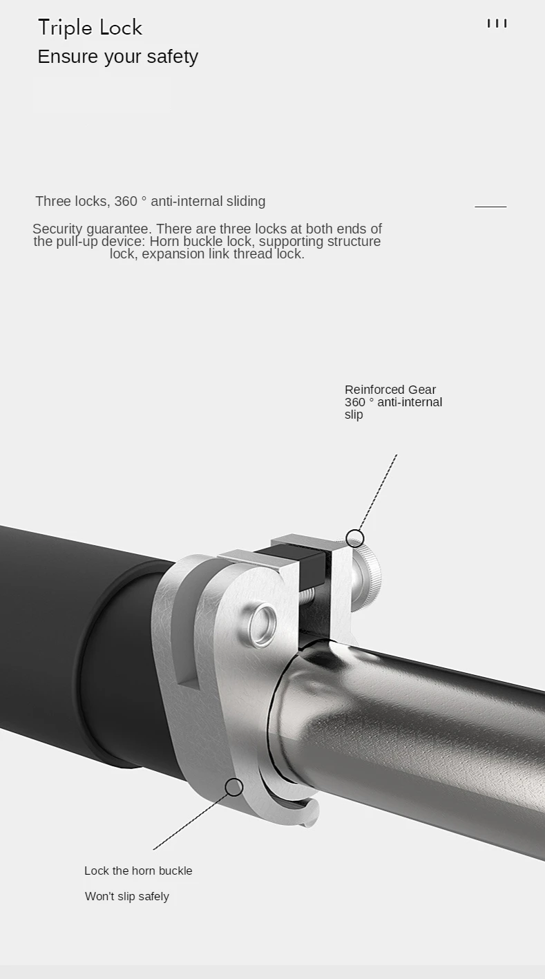 
Multi-functional home horizontal wall mounted gym pull up bar 